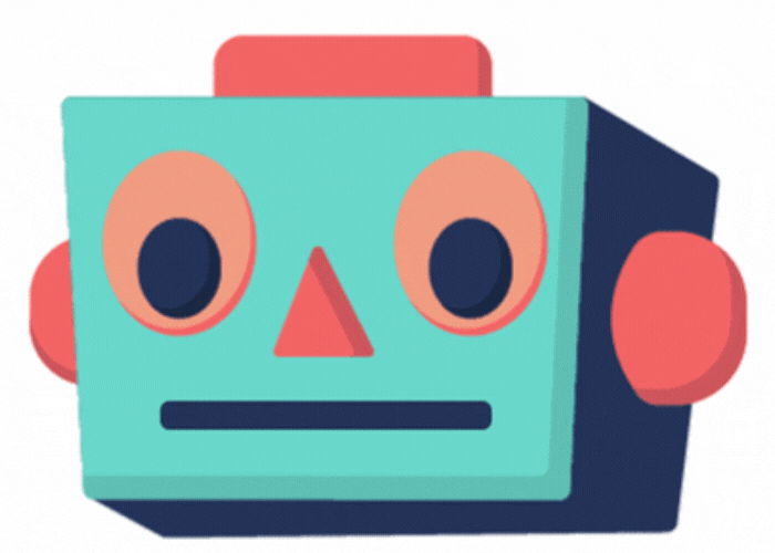 Moving robot GIF.