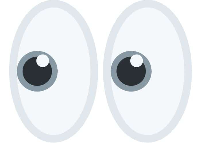 Image of eyes for an example of body language.