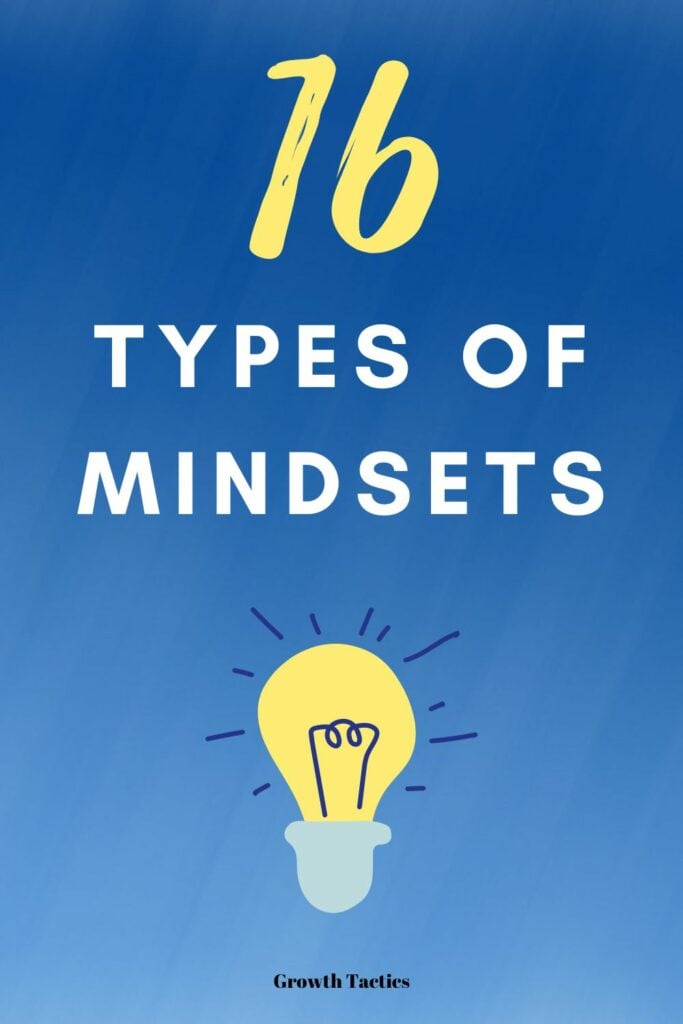 types of mindsets pin image