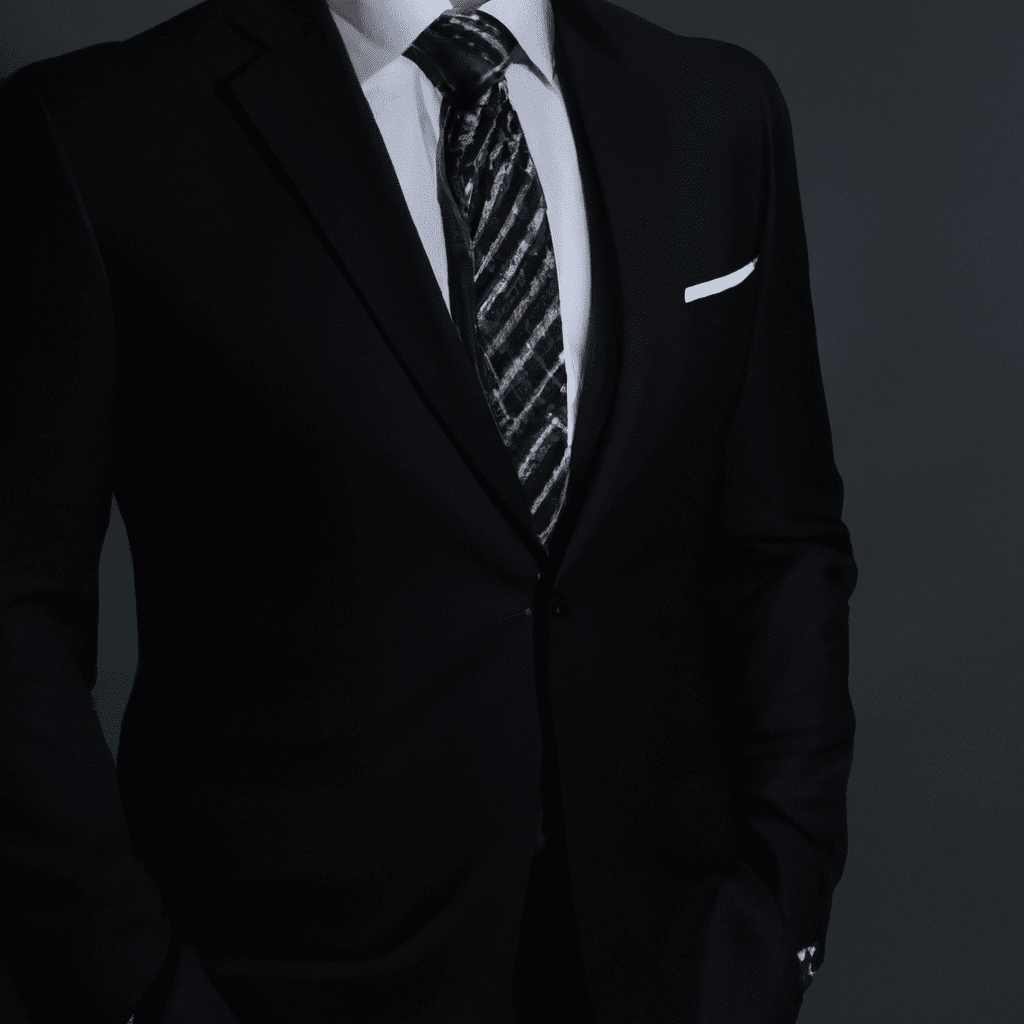 Man in a suit.