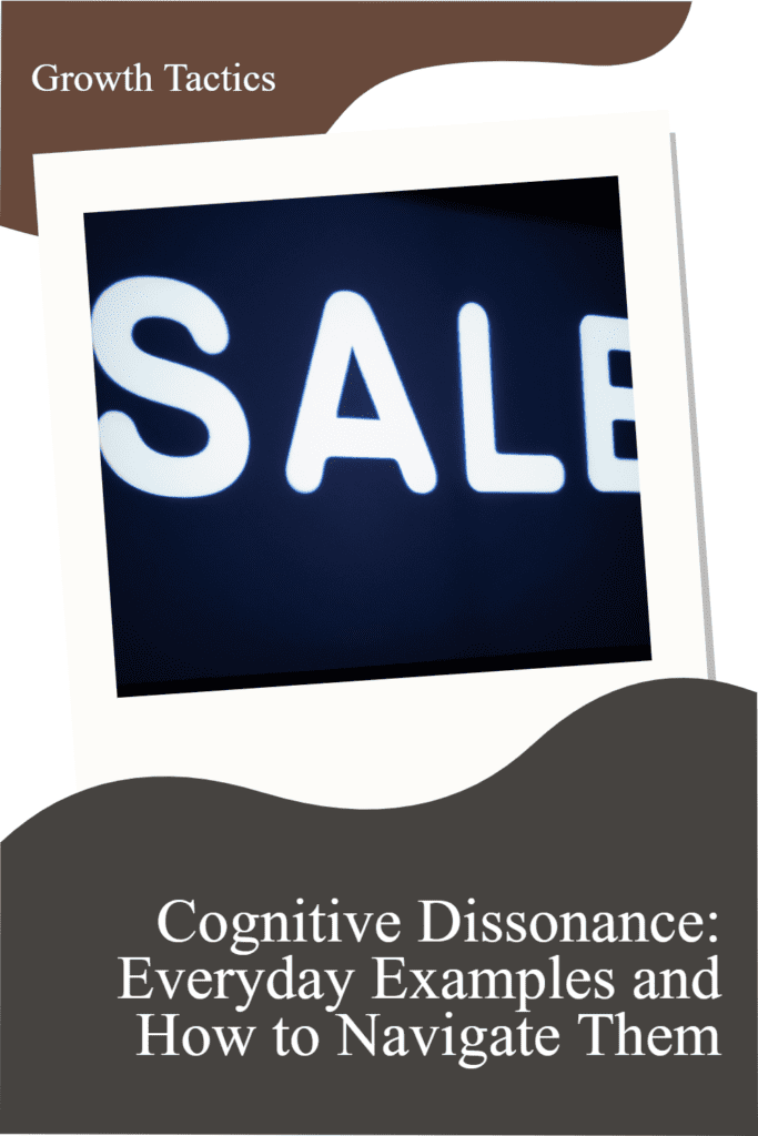 cognitive dissonance pin