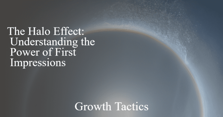 The Halo Effect: What Is It and How to Avoid It