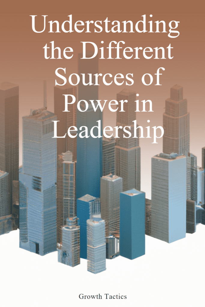 sources of power in leadership pin