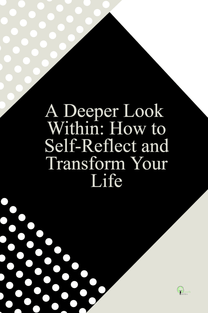 how to self-reflect pin