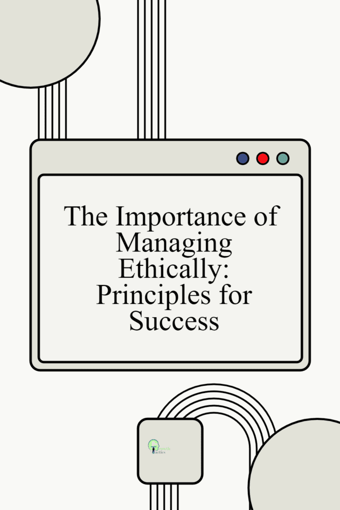 managing ethically pin