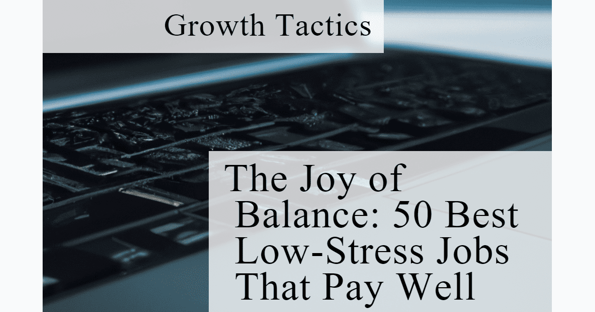 low-stress jobs