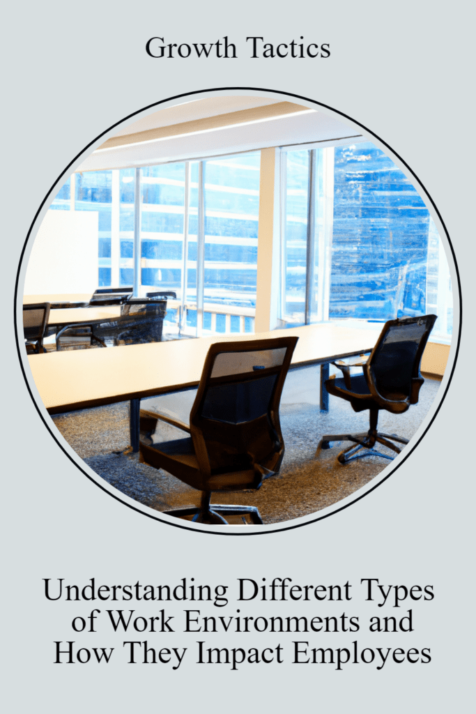 types of work environments pin
