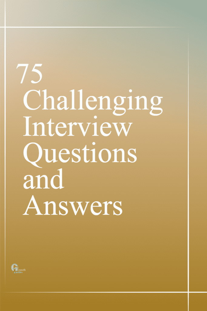 challenging interview questions pin