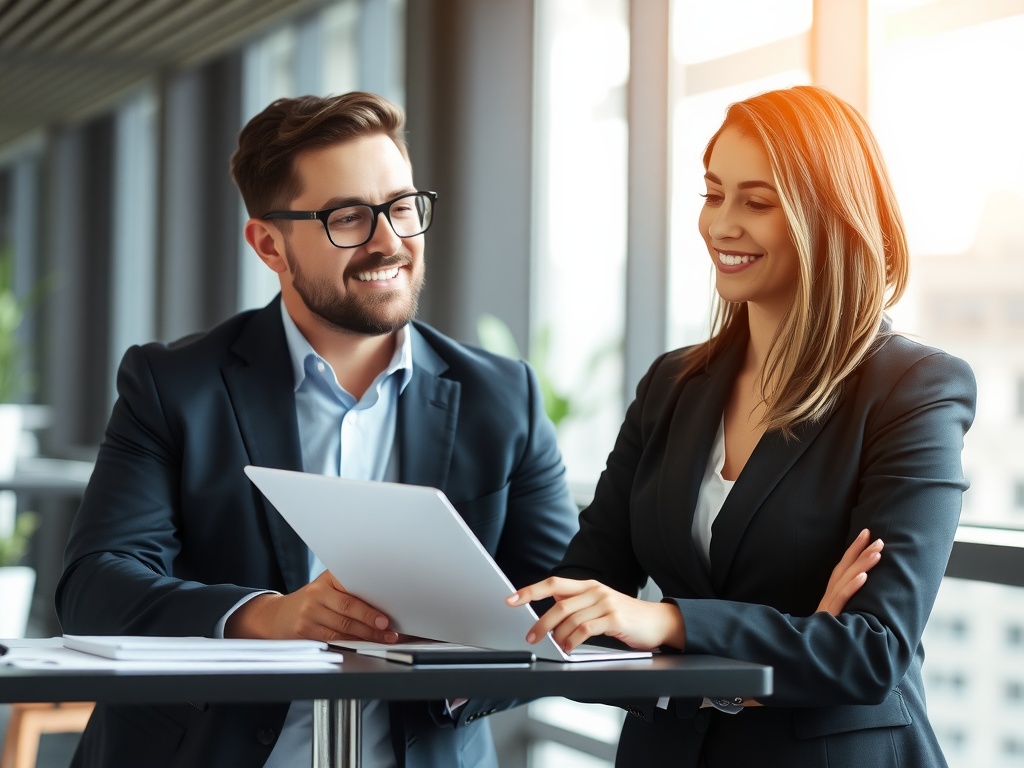 A business professional seeking professional growth.