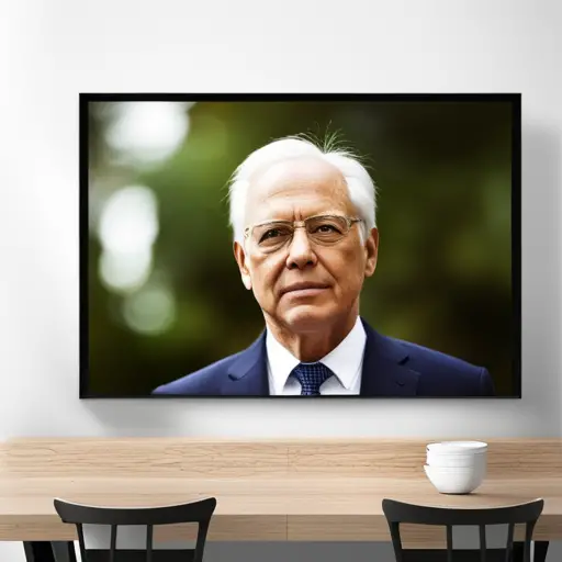 charismatic leader on the television
