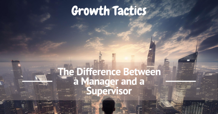 The Difference Between a Manager and a Supervisor featured image