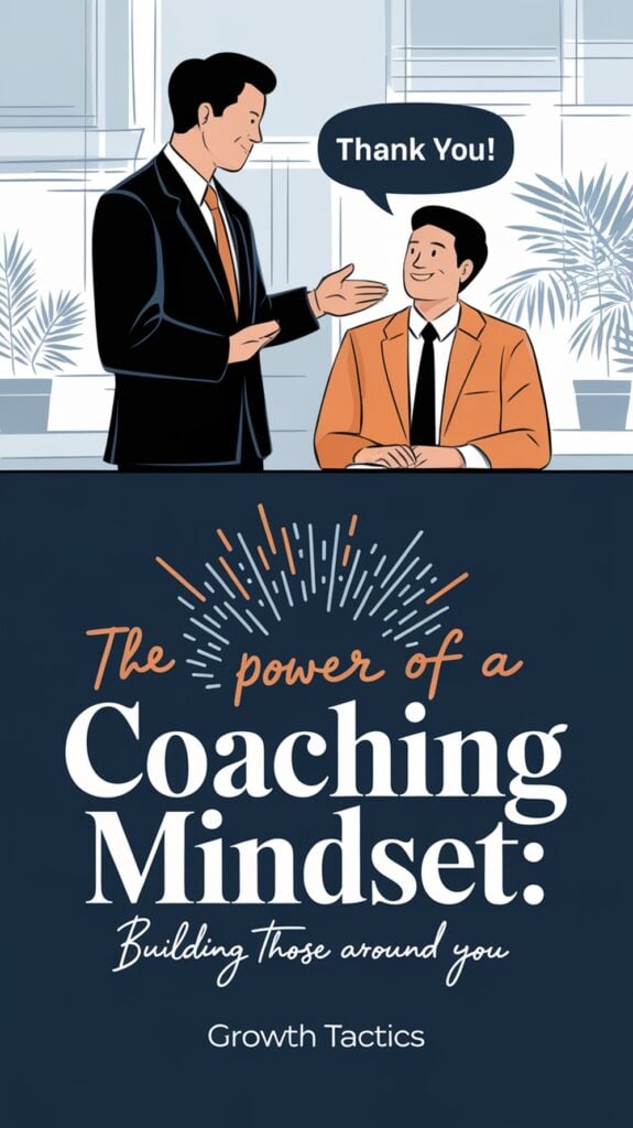 The Power of a Coaching Mindset: Building Those Around You Pin